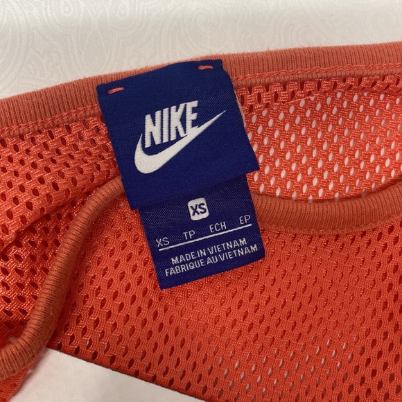 Nike | Orange Net Sleeveless Top Sz XS - Picture 6 of 9
